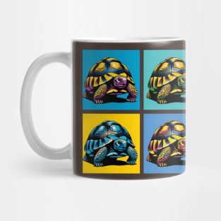 Russian Tortoise Pop Art - Exotic Reptile Mug